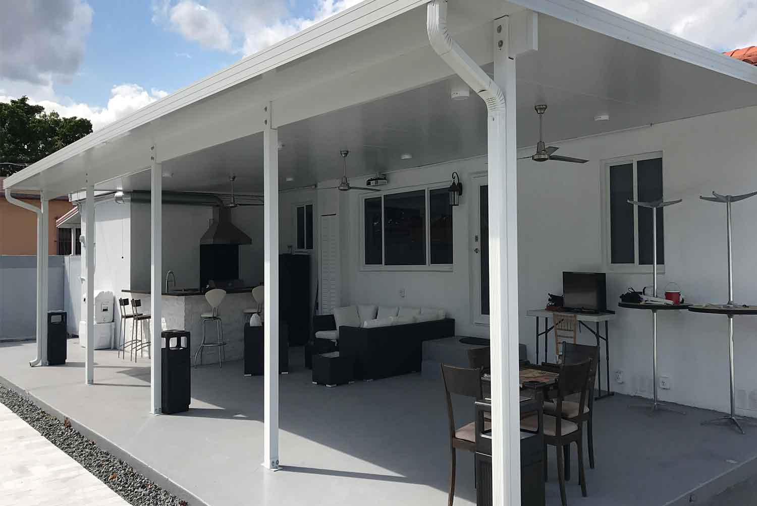 Aluminum Insulated Roofs LPG Miami Enclosures